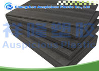 La espuma rectangular del embalaje del negro de la forma cubre con modifica tamaño/color para requisitos particulares