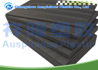 Hoja flexible de la espuma del negro EPE, estera de la espuma de la prenda impermeable de la protección del paquete